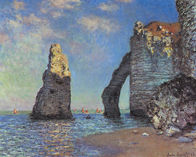 Cliffs at Etretat Claude Monet